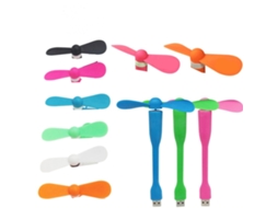 Ventilador Portátil Mini Silicone Usb Type C para Celular