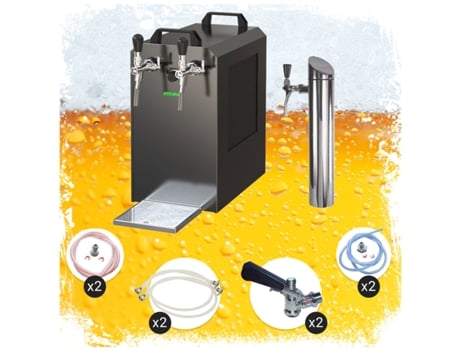 Maquina de Cerveja Stream 80K Refrigerador Seco de 2 Linhas Keg:Keykeg Keg2:Keykeg ICH-ZAPFE