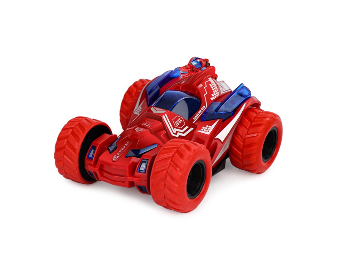 Carro De Brinquedo Inercial Offroad Com Rotação 360°, Tração Retrátil, Presente Para Crianças