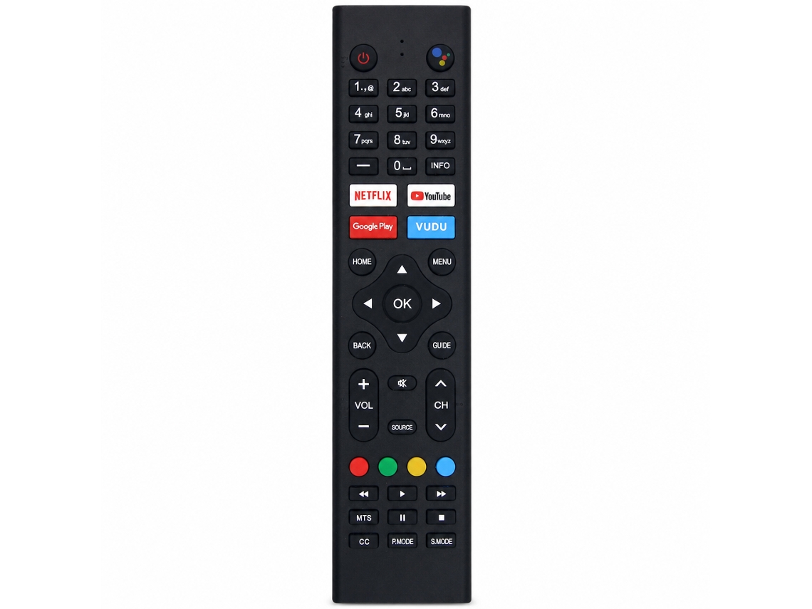 Comando À Distância Bluetooth Com Voz Para Tv Lcd Compatível Com Rca, Jvc E Sceptre Kt1946-hg