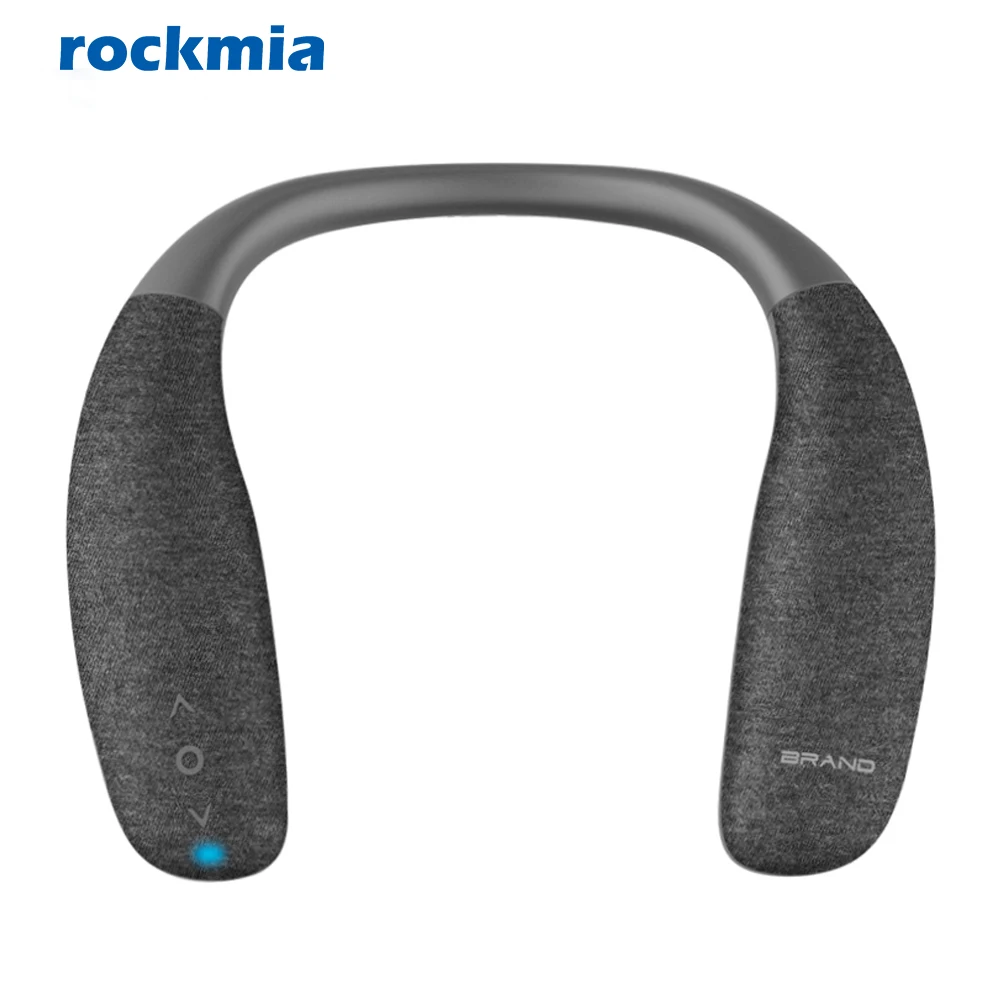 (preto) Alto-falante De Pescoço Vestível Com Som Surround Bluetooth 5.0