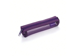 1 Estojo de Lápis em Tela, Bolsa de Armazenamento Portátil Multifuncional MDUG (roxo)