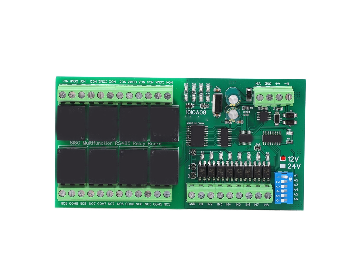 Módulo Relé 8 Canais Rs485 Controlador S/MARCA