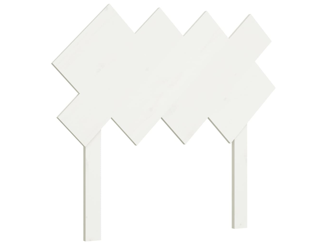 Cabeceira 92x3x81 Cm Pinho Maciço Branco MAISON EXCLUSIVE
