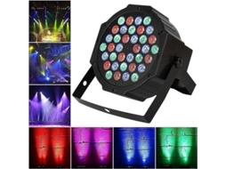 Fasst projetor de Luz de Cena 36w 36leds Rgb Activado por Som Efeitos de Cor Gradiente Impulso Salto
