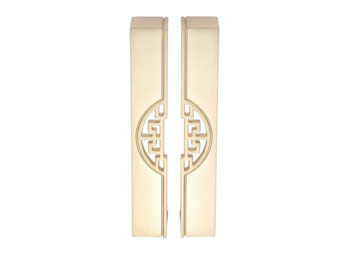 Manuseios de Armário de Ouro 128mm 2 Peças S/MARCA