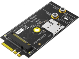 De A+e Para B Com Slot Conversores Modem Wwan 3g Lte, Expansão Mesa