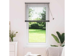 Vidaxl Persianas Venecianas Manual Cinza Escuro 130 X 80 Cm Alumínio