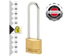 Cadeado De Latão 50mm - Argola Em Aço Temperado 64mm - Fecho Duplo - Master Lock