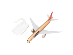 Ats modelo de Avión 787 de Aleación Con Tren de Atserrizaje Base Estable Realista Coleccionable En Metal Diecast Oro
