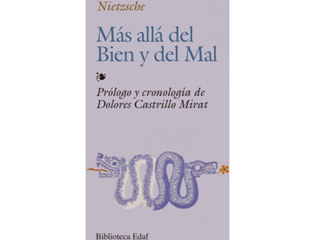 Livro Mas Allá Del Bien Y Del Mal de Nietzche (Espanhol)