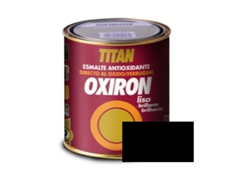 Esmalte sintético Oxiron Titan 5809081 Preto 750 ml Antioxidante