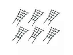 6 trepadores de plástico resistente para vasos, suporte para plantas trepadoras em jardim, pátio, flores e verduras S/MARCA