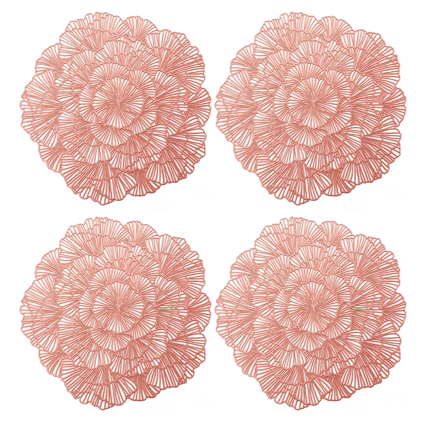 4 Tapetes Decorativos com Flores DUREFORWARD