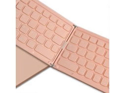 Teclado Dobrável Compatível Com Bluetooth Teclado Leve Easy Switch Até 3 Dispositivos Para Ios Para Hms Android Smartphone Nostalgia88