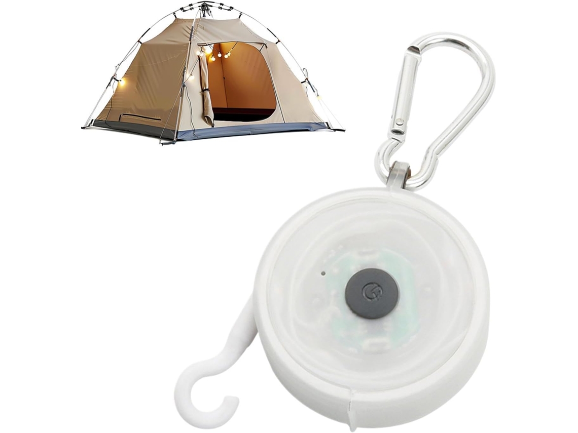 Cordão De Luzes Camping Com 4 Modos, Lanterna À Prova D'água Para