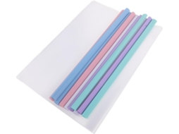 Valiclud 50-A4 Pastas de Plástico Transparente para Arquivos com Hastes, Fixadores de Arquivos de Mesa, Pastas
