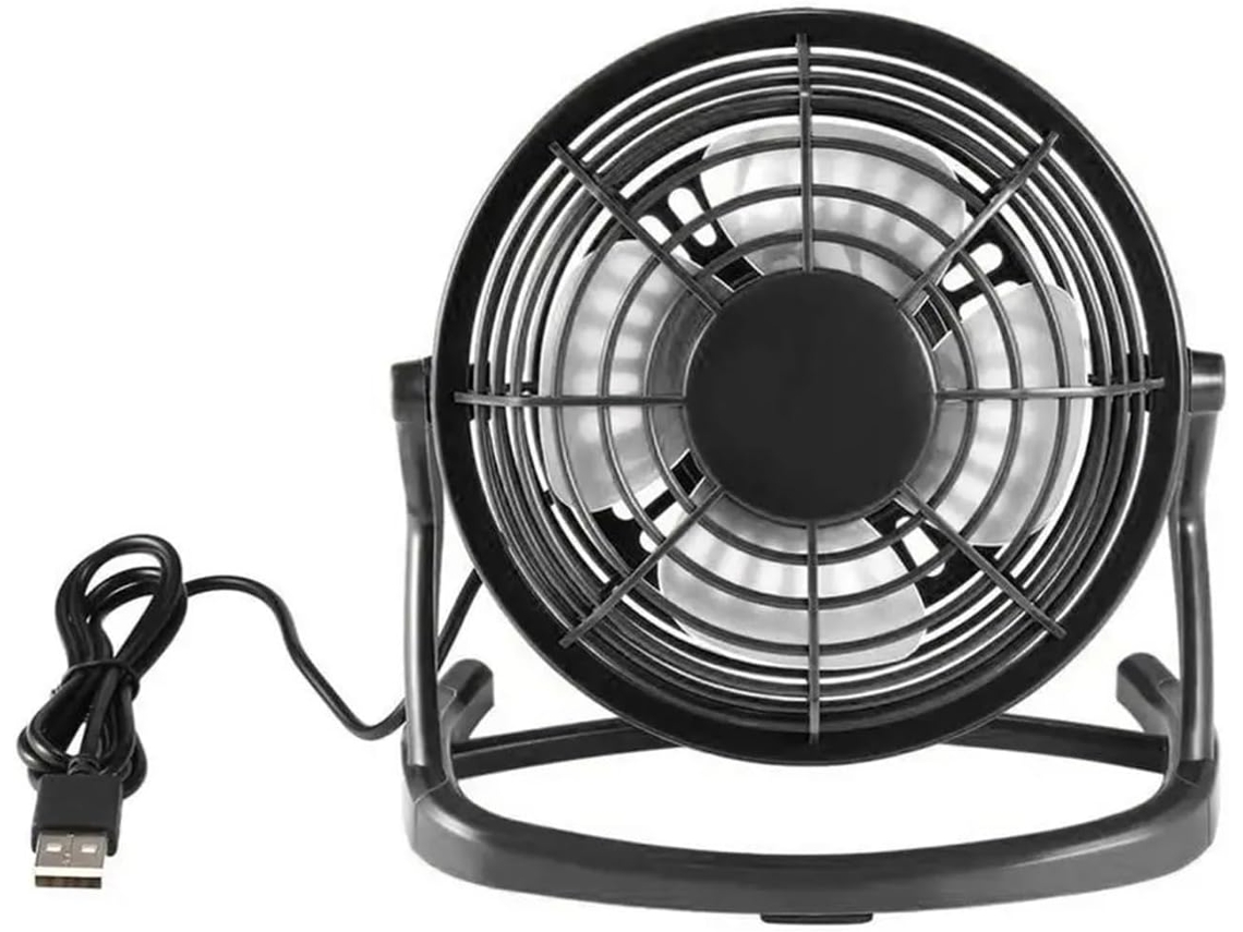 Ventilador Portátil De Cabeça Dupla Para Carro, Mini Refrigerador De Mesa Portátil Usb Para O Verão, Rotação De 180 Graus