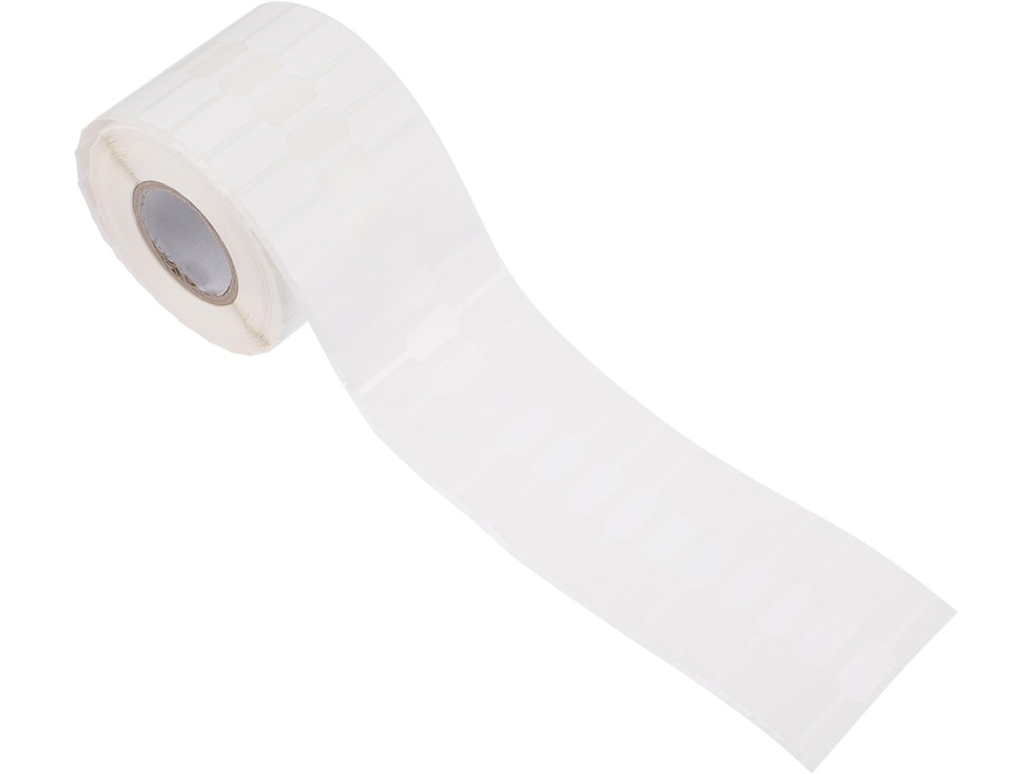 Etiquetas Autoadesivas Amosfun, 2000 Unidades, em Papel Revestido Branco, Fáceis de Remover e Práticas, Ideais