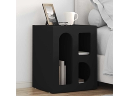 Vidaxl Mesa-de-cabeceira Elst Preto 40 X 35 X 50 Cm