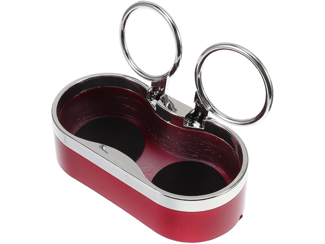 Suporte Duplo Para Copos De Carro Em Plástico Abs