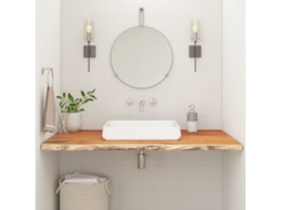 Vidaxl Bancada De Casa De Banho Retangular 110x60x3,8 Cm Acácia Maciça