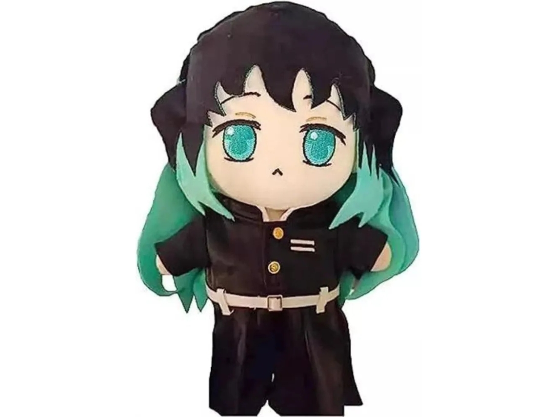 Lurelia Tokitou Muichiro Com A Figura De Anime Em Peluche Colecionável, 26cm, Cor Vermelho, Macio Para Coleção