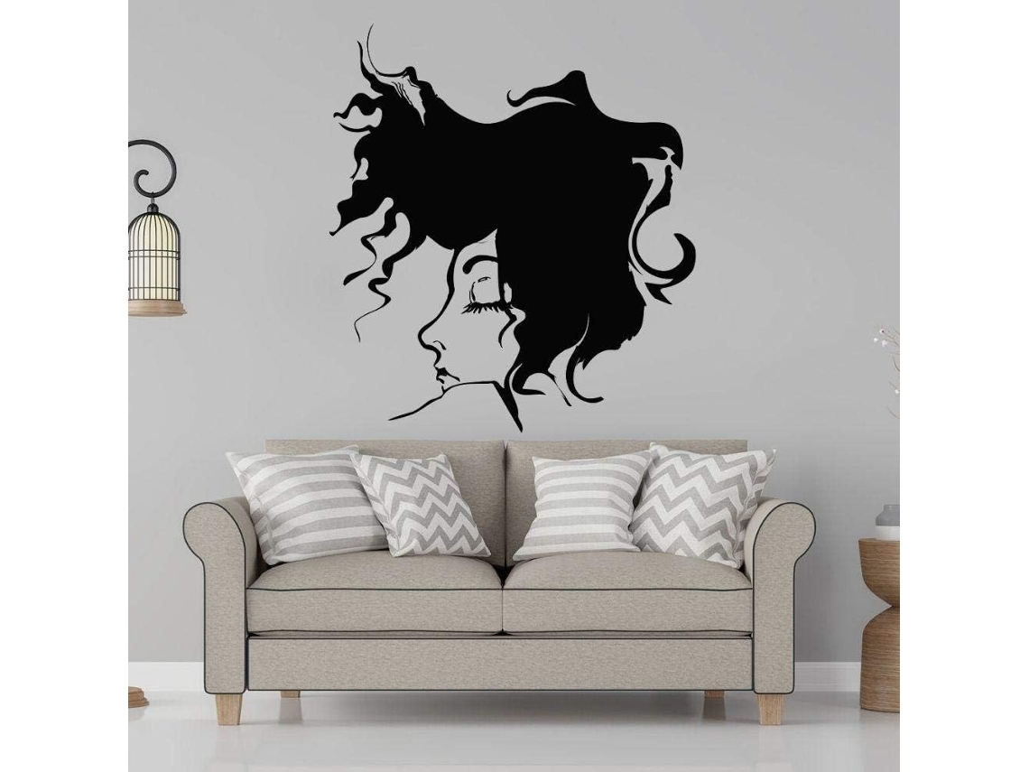 Adesivos de parede, adesivos de vinil estéticos para decoração de casa, 45x57cm
