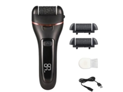 (preto) Esfoliador Elétrico Para Os Pés, Remove Calosidades E Pele Morta, Recarregável.