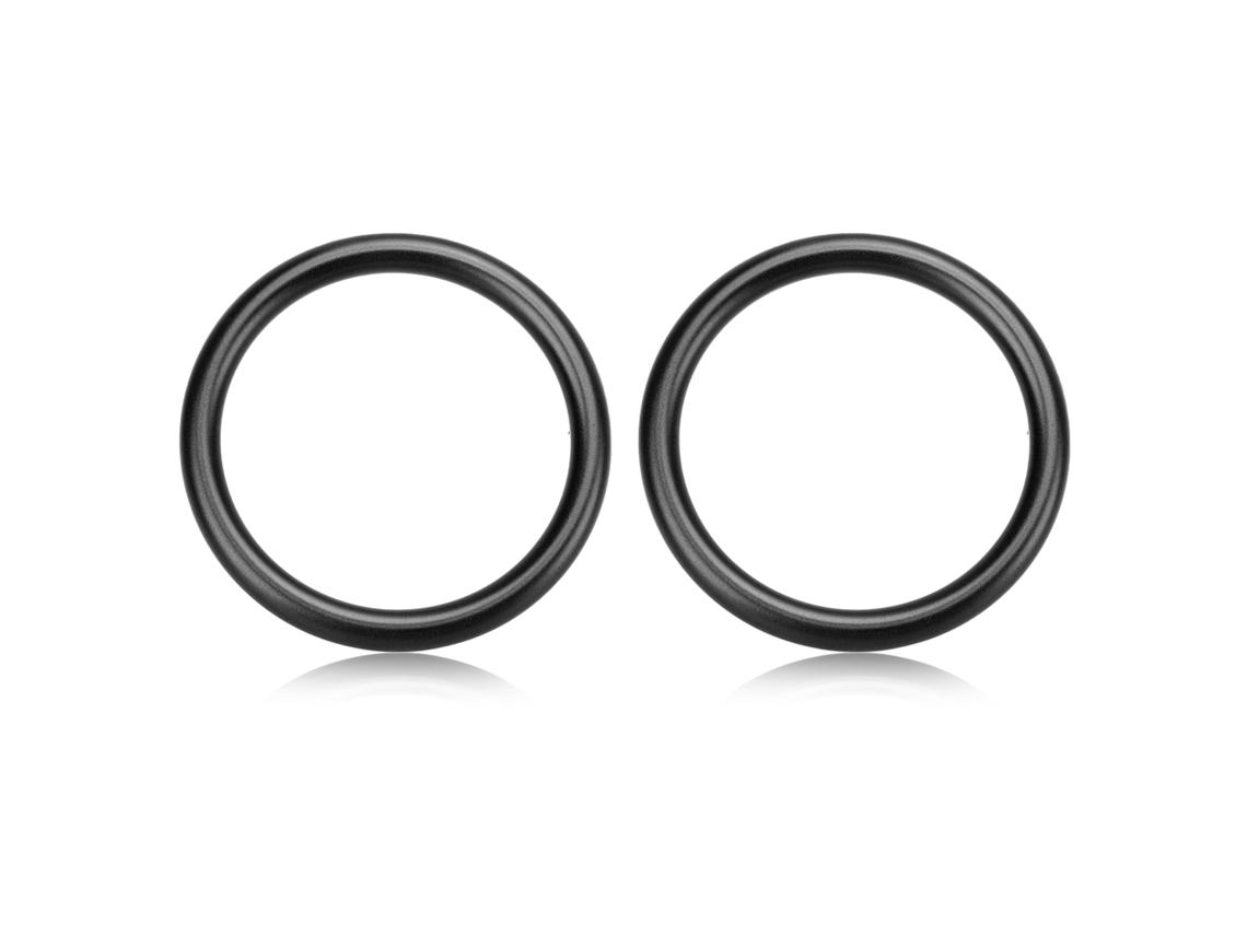 2 Peças De Anéis De Alumínio Aeronáutico De 2 Polegadas (anti-queda De Segurança, Sem Costura)