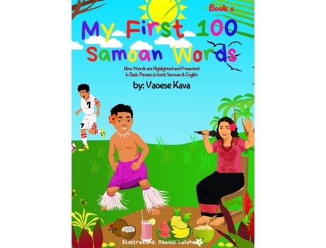 Livro My First 100 Samoan Words Book 1 Vaoese Kava (Inglês)