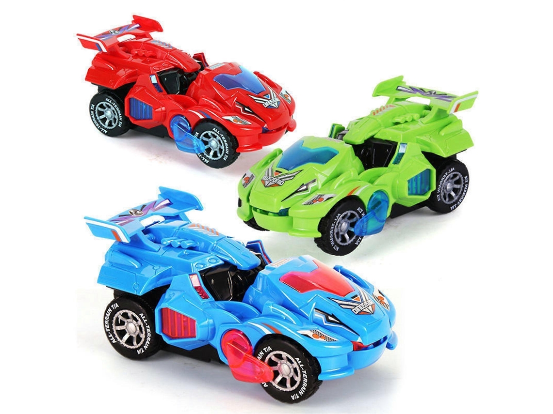 Carro Dinossauro Transformável Com Luz E Som Para Crianças
