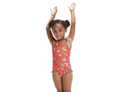 Roupa de Banho Digital Frill Thinstrap Vermelho 3 Years Meninaspeedo