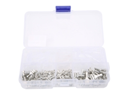 Conjunto Com 150 Peças De Terminais Crimpagem Isolados 2,8, 4,8 E 6,3 Mm Para Conectores Cabos Elétricos.-aquaforge