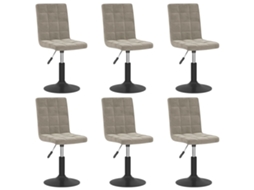 Dining Chair, Dining Chairs Vidaxl Cinzeto Veludo (n/a)