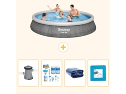 Bestway Piscina Bestway Fast Set Redonda - 396x84 Cm - 5-peças S188