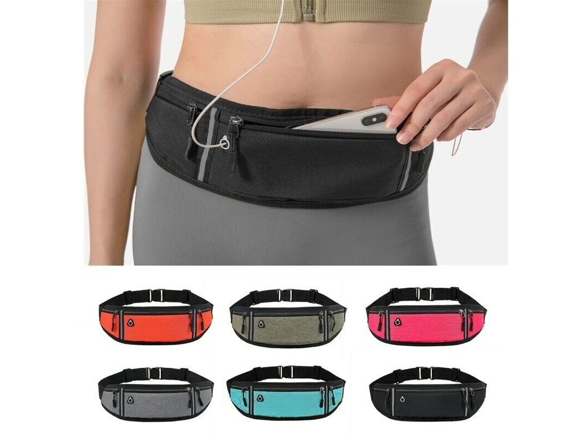 Lurelia Pochete Corrida, Pochete Leve E Impermeável Com Faixa Refletiva Para Academia, Esportes E Corrida. Alças Elásticas Ajustáveis.