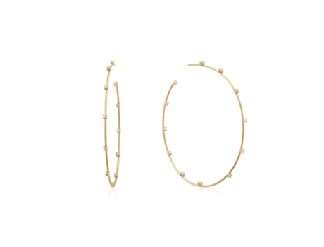 Brincos Earcandy Saba feitos com metal elástico revestido em prata 925 e ouro 18k. Joias Earcandy
