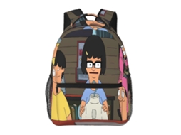 Mochila Bob's Burgers I66 Para Escola E Trabalho, Leve E Impermeável, Mochila Estilosa Para Estudantes E Adultos.