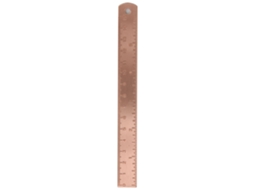 Regla De Cobre Gruesa 0-150mm Regla Recta Para Dibujo 15cm 1.5mm Espesor Accesorio De Medición