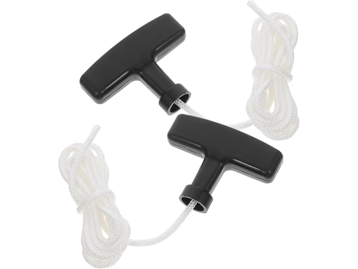 Corda de Arranque Inoomp de 2 Peças com Pega, 5 Mm, para Corta relvas, Motosserras e Corta pratos. Corda de Arranque Ao CHABERLU
