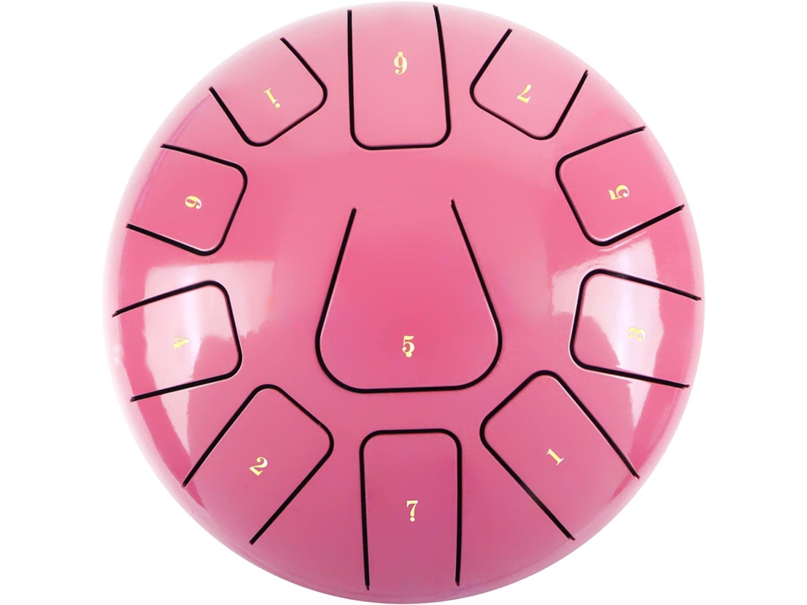 Tambor De Língua De Aço De 8 Polegadas E 11 Notas, Com Baquetas E Palhetas, Ideal Para Percussão E Meditação