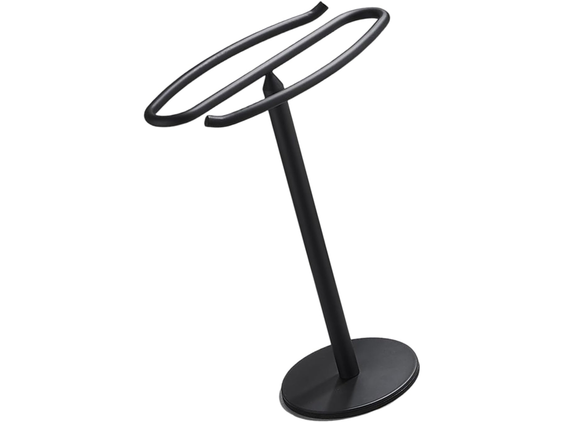 Suporte De Toalhas Portátil Para Bancada, Elegante, Com Suporte Para Relógios, Em Aço Inoxidável, Organizador De Toalhas