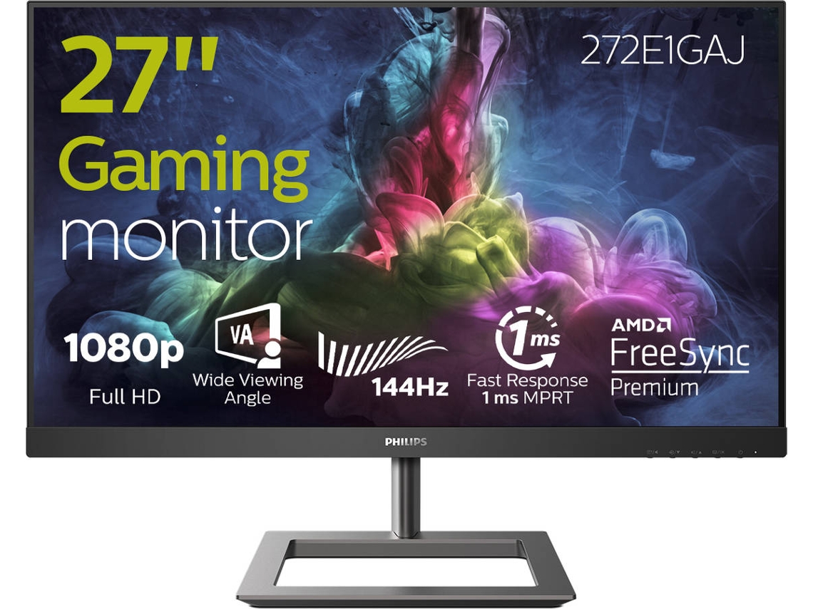 Monitor Gaming PHILIPS 272E1GAJ (27'' - 1 ms - 144 Hz)