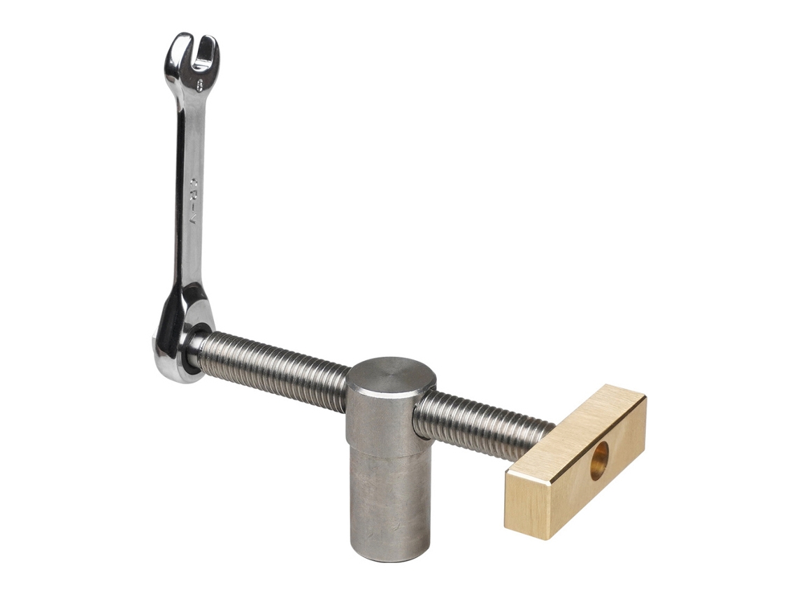 Yeso De Mesa Para Carpintería Con Barra De Bloqueo De Espiga Y Llave De Ratchet De Acero Inoxidable 8mm Para Agujero De 20mm