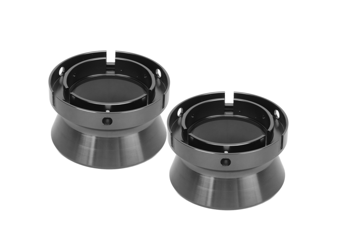 Aetheria adaptadores de Hub Nab de 10 Polegadas em Liga de Alumínio Polido Cinza para Studer Revox Akai
