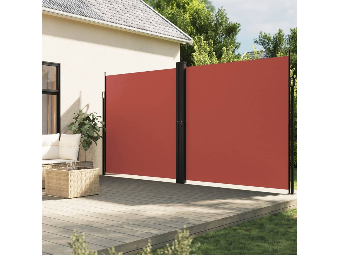 Vidaxl Toldo Lateral Retrátil 200x1200 Cm Terracota