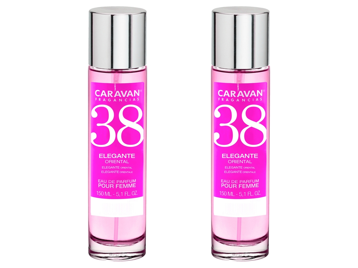 Conjunto de 2 Perfumes Femininos Nº38 150 Ml CARAVAN
