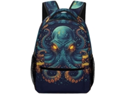 Mochila Criativa Polvo, Escolar Infantil Com Estampa De Animal, Para Livros Crianças E Adolescentes