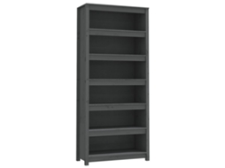Book Cabinet, Book Cabinets Vidaxl Cinzeto Madeira De Pinho (n/a)